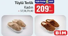 TÜYLÜ TERLİK KADIN fiyat ve kampanya bilgisi